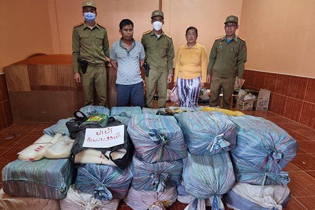 Lào bắt giữ một vụ vận chuyển ma túy tổng hợp 'khủng' - Ảnh 1.