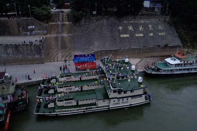 4 nước tuần tra chung chống buôn bán ma tuý trên sông Mekong