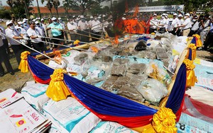 Campuchia thu giữ hơn 6 tấn ma túy trong 9 tháng