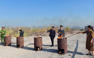 Quảng Ninh tiêu hủy gần 20 kg ma túy đá