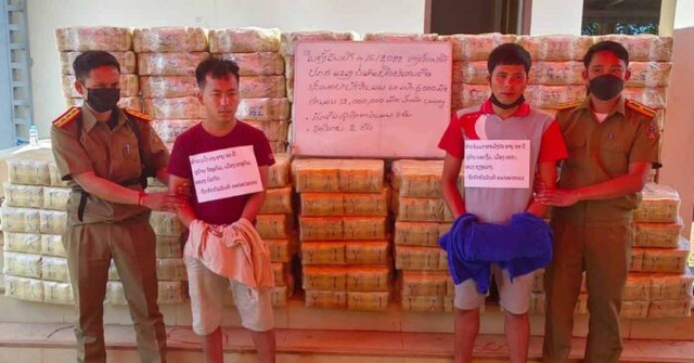 Lào: Bắt giữ 1,44 tấn ma túy trong xe container - Ảnh 1.
