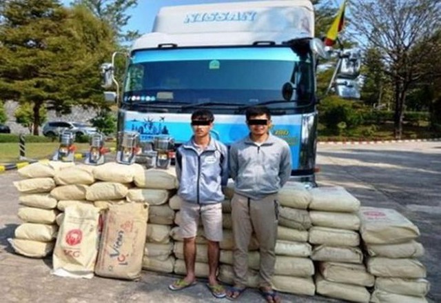 Cảnh sát Myanmar thu giữ 1,35 tấn ma túy dạng caffeine - Ảnh 1. Cảnh sát Myanmar thu giữ 1,35 tấn ma túy dạng caffeine - Ảnh 1.