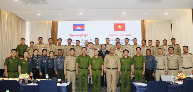 Nâng cao năng lực cho lực lượng phòng chống tội phạm ma túy Campuchia - Ảnh 2.