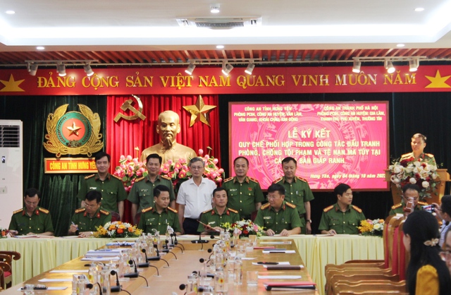 Hà Nội, Hưng Yên phối hợp phòng chống tội phạm ma tuý tại các địa bàn giáp ranh - Ảnh 1.