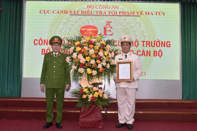 Điều động Phó Cục trưởng Cảnh sát PCCC&CNCH giữ chức Phó Cục trưởng Cảnh sát ma túy - Ảnh 1.