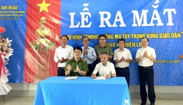 Ra mắt mô hình phòng chống ma túy trong vùng giáo dân- Ảnh 1. Ra mắt mô hình phòng chống ma túy trong vùng giáo dân- Ảnh 1.