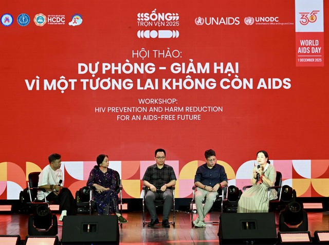 ‘Sống trọn vẹn 2025’: Chung tay đẩy lùi dịch bệnh AIDS- Ảnh 4.