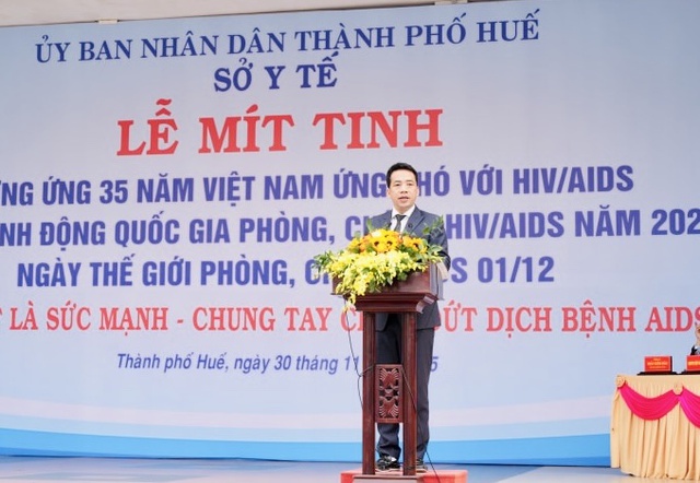 TP. Huế tập trung 5 nhiệm vụ trọng tâm trong phòng, chống HIV/AIDS- Ảnh 1.