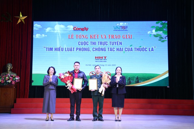 Tổng kết và trao giải cuộc thi trực tuyến ‘Tìm hiểu Luật Phòng, chống tác hại của thuốc lá’- Ảnh 3.