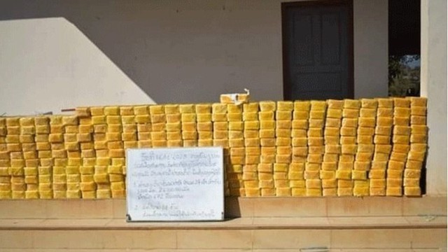 Lào ngăn chặn vụ vận chuyển ma túy với số lượng lớn- Ảnh 1. Lào ngăn chặn vụ vận chuyển ma túy với số lượng lớn- Ảnh 1.