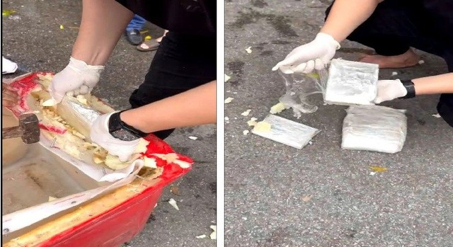 Triệt phá đường dây ma túy xuyên quốc gia, thu giữ gần 1,3kg heroin và ma túy đá- Ảnh 1. Triệt phá đường dây ma túy xuyên quốc gia, thu giữ gần 1,3kg heroin và ma túy đá- Ảnh 1.