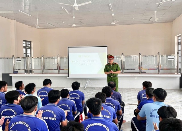 Tuyên truyền pháp luật cho gần 2.700 học viên cai nghiện ma túy- Ảnh 1.