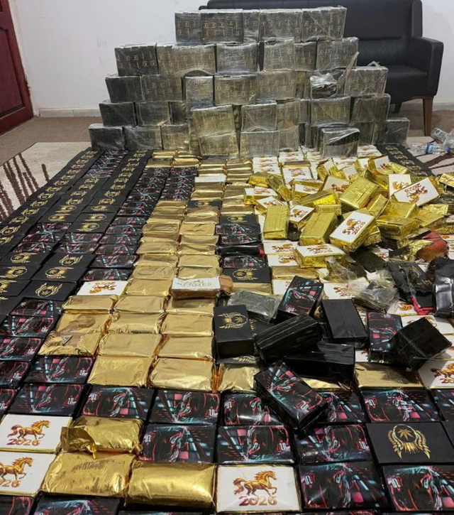 Libya thu giữ khoảng 400kg cần sa trị giá gần 1 triệu USD- Ảnh 1. Libya thu giữ khoảng 400kg cần sa trị giá gần 1 triệu USD- Ảnh 1.
