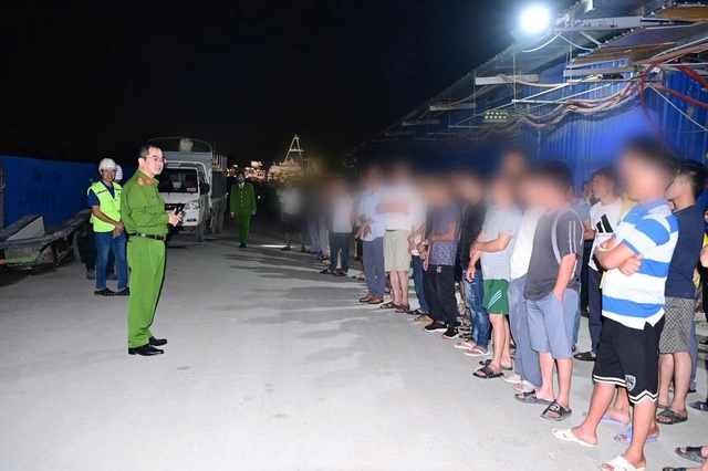 Kiểm tra đột xuất 625 công nhân ở Hải Phòng, 3 người dương tính ma túy- Ảnh 1.