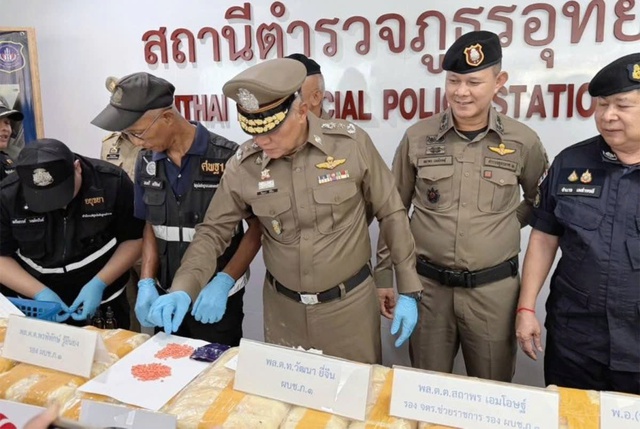 Thái Lan: Thu giữ gần 10 triệu viên ma túy trong chuyên án dịp lễ Songkran- Ảnh 1.