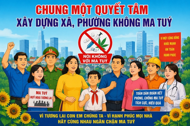 Hà Nội: Chung một quyết tâm xây dựng xã, phường không ma túy - Ảnh 1.