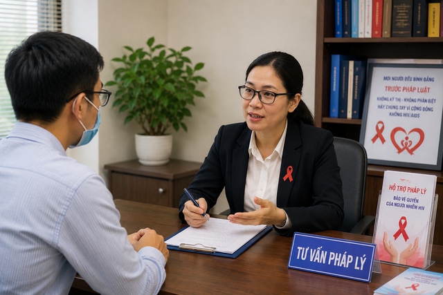 Nâng cao hiệu quả trợ giúp pháp lý cho người sống chung với HIV/AIDS- Ảnh 1.