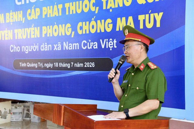 Khám bệnh, cấp thuốc miễn phí và lan tỏa thông điệp không ma túy tại Quảng Trị- Ảnh 1. Khám bệnh, cấp thuốc miễn phí và lan tỏa thông điệp không ma túy tại Quảng Trị- Ảnh 1.