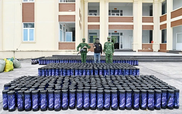 ‘Khí cười’ thẩm lậu qua biên giới Quảng Ninh với nhiều thủ đoạn tinh vi- Ảnh 1.