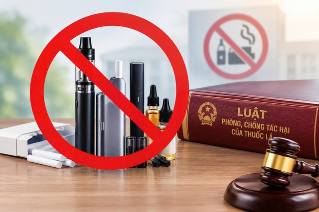Luật hóa lệnh cấm toàn diện thuốc lá điện tử, thuốc lá nung nóng- Ảnh 1.