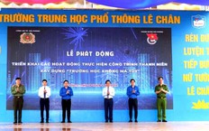 Hải Phòng phát động công trình 'Xây dựng trường học không ma túy'