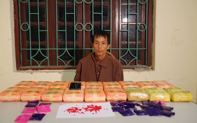 Bộ đội Biên phòng Điện Biên bắt giữ đối tượng vận chuyển 112.000 viên ma túy tổng hợp