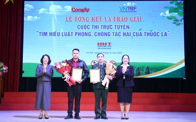 Tổng kết và trao giải cuộc thi trực tuyến ‘Tìm hiểu Luật Phòng, chống tác hại của thuốc lá’
