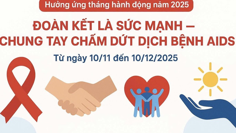 Đoàn kết là sức mạnh - Chung tay chấm dứt dịch bệnh AIDS