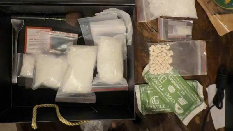 Phá đường dây ma túy liên tỉnh cùng nhiều vũ khí nguy hiểm