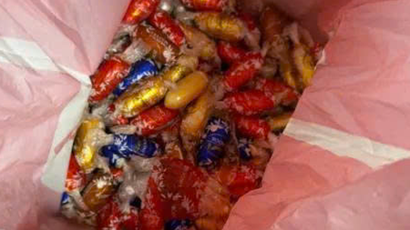 Phát hiện 5kg ma túy ngụy trang trong ống bánh kẹo nhập khẩu qua Nội Bài