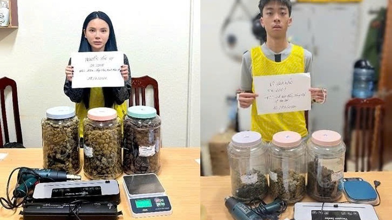 Công an Hà Nội bắt giữ 2 đối tượng mua bán hơn 3,5kg cần sa