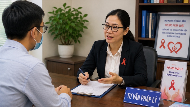 Nâng cao hiệu quả trợ giúp pháp lý cho người sống chung với HIV/AIDS